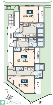 MELDIA原当麻の物件間取画像